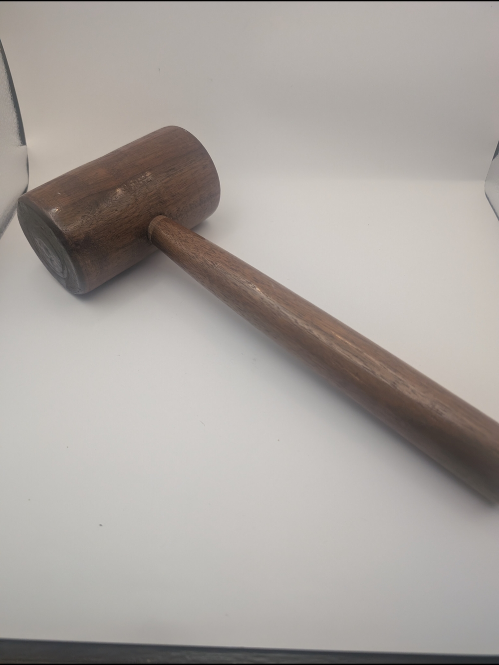Vintage Wooden Mallet - Dark Brown Hardwood